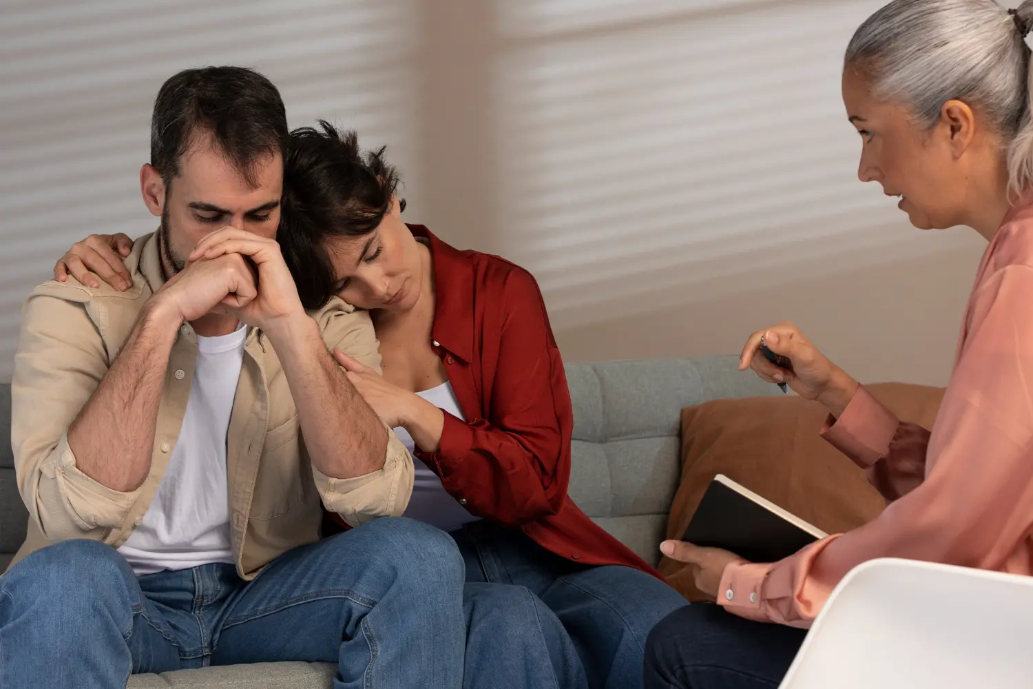 Emotional display post parents teacher meeting