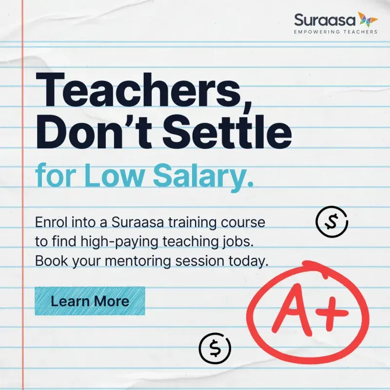 Teachers Don't Settle for Low Salary